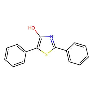 2,5-diphenyl-1,3-thiazol-4(5H)-one structure