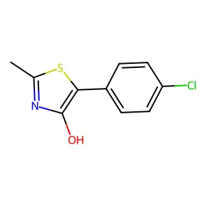 5-(4-Chlorophenyl)-2-methyl-1,3-thiazol-4-ol structure