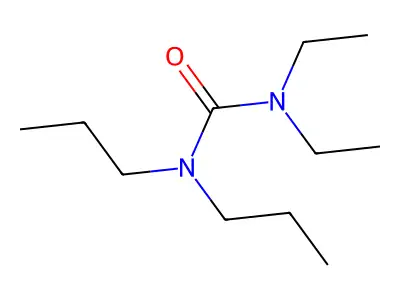 Urea, N,N-diethyl-N',N'-dipropyl- structure
