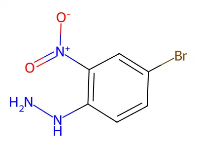 4-Bromo-2-nitrophenylhydrazine structure