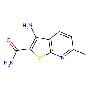 3-Amino-6-methylthieno[2,3-b]pyridine-2-carboxamide structure