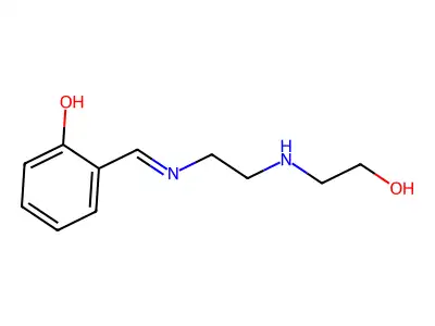 2-[(e)-({2-[(2-Hydroxyethyl)amino]ethyl}imino)methyl]phenol structure