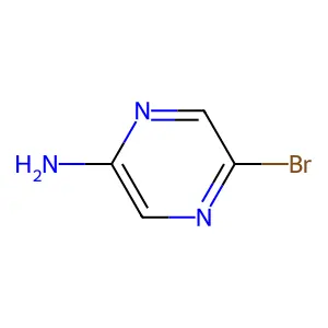2-Amino-5-bromopyrazine structure