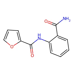 N-(2-carbamoylphenyl)furan-2-carboxamide structure