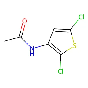 N-(2,5-二氯-3-噻吩基)乙酰胺 structure