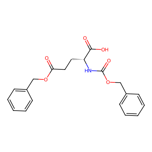 z-d-Glu(obzl)-oh structure