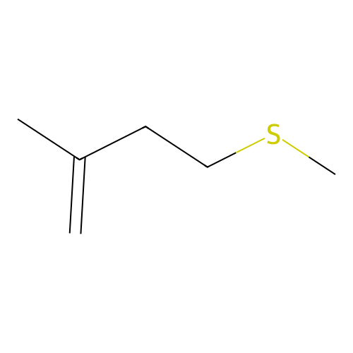 1-Butene, 2-methyl-4-(methylthio)- structure