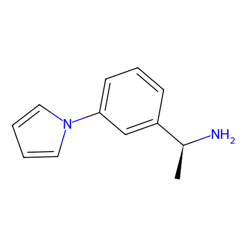 (1S)-1-(3-pyrrol-1-ylphenyl)ethanamine structure