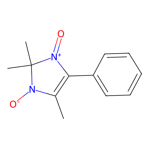 2,2,4-trimethyl-5-phenyl-2H-imidazole 1,3-dioxide structure