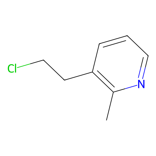 3-(2-Chloroethyl)-2-methylpyridine structure