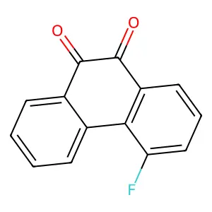 4-Fluorophenanthrene-9,10-dione structure