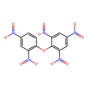 Benzene, 2-(2,4-dinitrophenoxy)-1,3,5-trinitro- structure