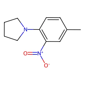 Pyrrolidine, 1-(4-methyl-2-nitrophenyl)- structure