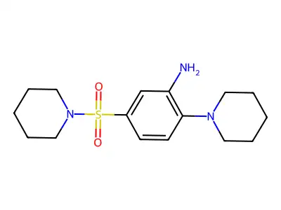 5-(Piperidine-1-sulfonyl)-2-piperidin-1-yl-phenylamine structure