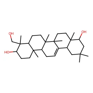 Soyasapogenol B structure