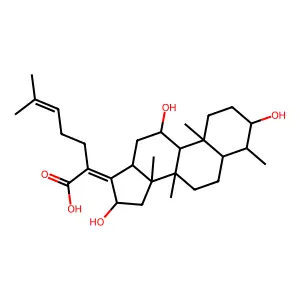 16-Epi-deacetyl-fusidic Acid structure