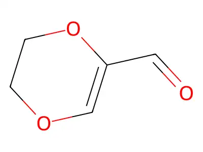 5,6-Dihydro-1,4-dioxine-2-carbaldehyde structure