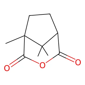 (1R)-Camphoric anhydride structure
