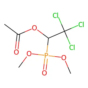 Dimethyl P-(1-(acetyloxy)-2,2,2-trichloroethyl)phosphonate structure