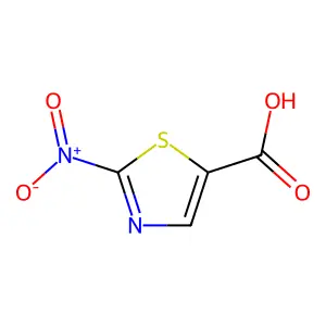 5-Thiazolecarboxylicacid, 2-nitro- structure