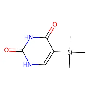 5-Trimethylsilyluracil structure