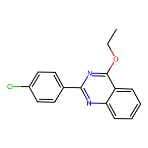 2-(4-Chlorophenyl)-4-ethoxyquinazoline structure