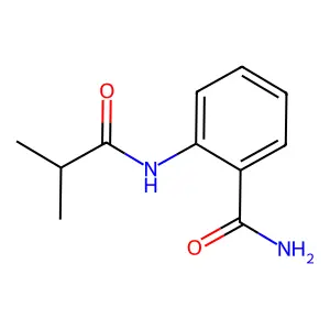 2-(Isobutyrylamino)benzamide structure