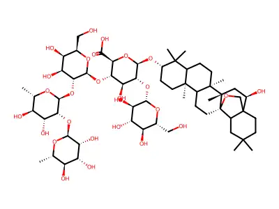 Sakurasosaponin structure