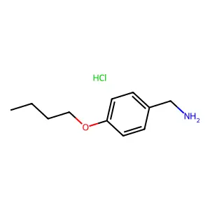 (4-Butoxyphenyl)methanamine hydrochloride structure