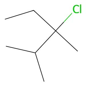 3-Chloro-2,3-dimethylpentane structure