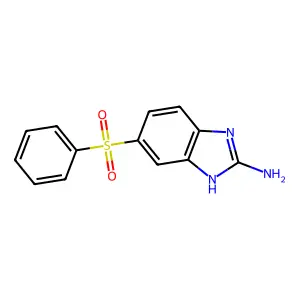1H-Benzimidazol-2-amine, 5-(phenylsulfonyl)- structure