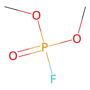 二甲基氟磷酸酯 structure