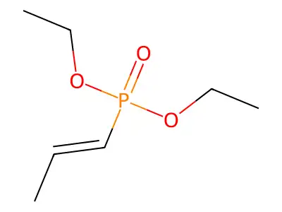 Diethyl prop-1-en-1-ylphosphonate structure