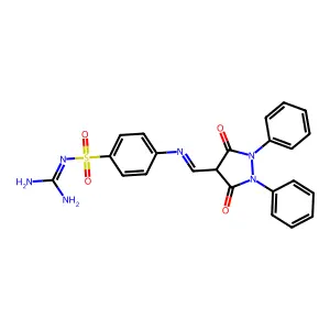 2-[4-[(3,5-dioxo-1,2-diphenylpyrazolidin-4-yl)methylideneami structure