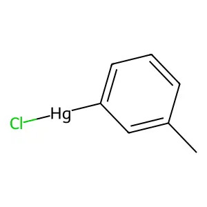 Chloro-m-tolylmercury structure
