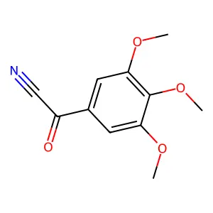 3,4,5-Trimethoxy-alpha-oxobenzeneacetonitrile structure