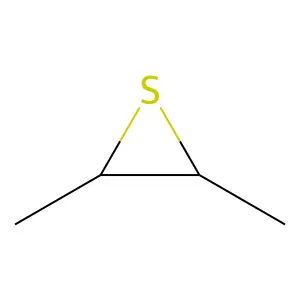 Thiirane, 2,3-dimethyl-, (2R,3R)-rel- structure
