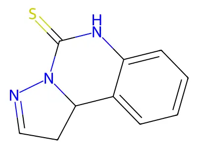 1H,5H,6H,10bH-pyrazolo[1,5-c]quinazoline-5-thione structure