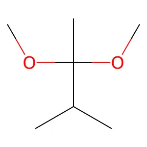 2,2-Dimethoxy-3-methylbutane structure