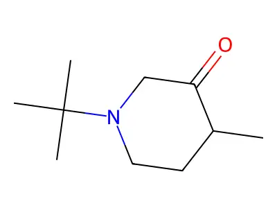 1-(Tert-butyl)-4-methylpiperidin-3-one structure