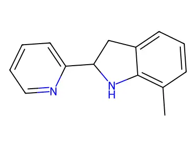 7-Methyl-2-(pyridin-2-yl)indoline structure