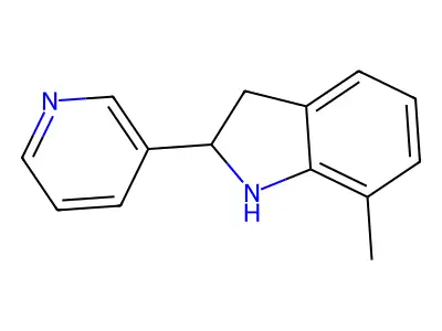 7-Methyl-2-(pyridin-3-yl)indoline structure