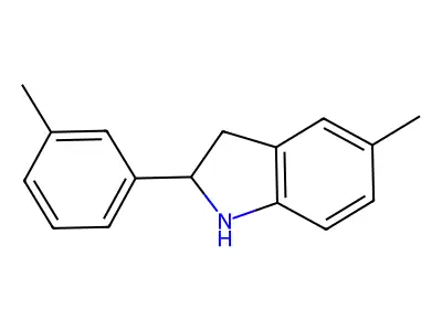 5-Methyl-2-(m-tolyl)indoline structure
