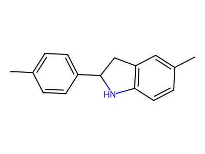 5-Methyl-2-(p-tolyl)indoline structure