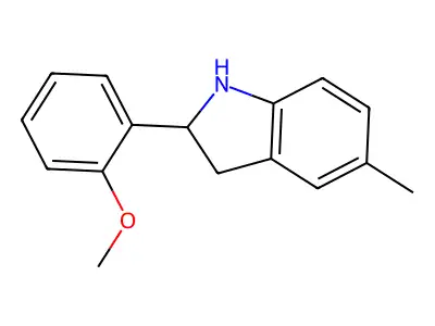 2-(2-Methoxyphenyl)-5-methylindoline structure