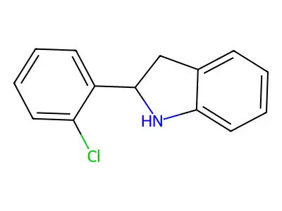 2-(2-Chlorophenyl)indoline structure