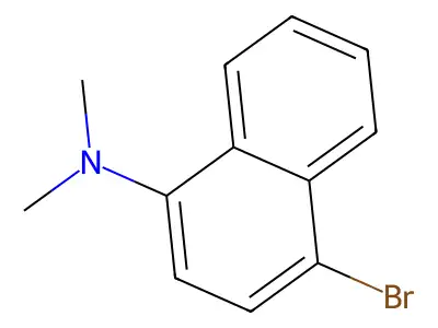 1-Bromo-4-(Dimethylamino)Naphthalene structure