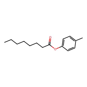 p-Cresyl octanoate structure