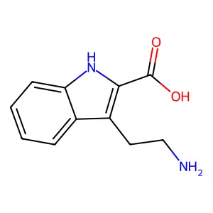 3-(2-aminoethyl)-1H-indole-2-carboxylic acid structure