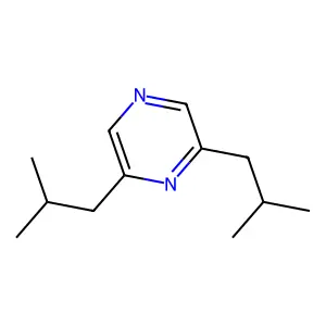 2,6-Bis(2-methylpropyl)pyrazine structure